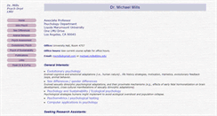 Desktop Screenshot of drmills-lmu.com